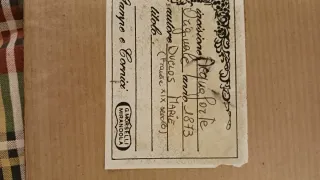 Acquaforte incorniciata con scena marina