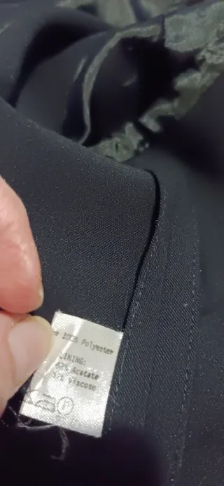 Completo Luisa Spagnoli nero sfoderato