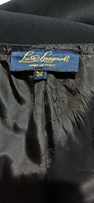 Completo Luisa Spagnoli nero sfoderato