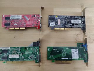 Lotto 4 Schede Video AGP Vintage ATI