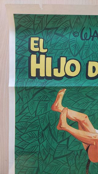 Cartel original El hijo de la jungla (1973)