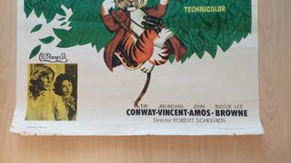 Cartel original El hijo de la jungla (1973)