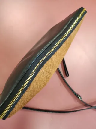 Bolso bandolera de piel