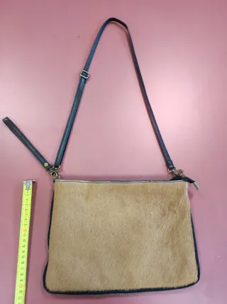 Bolso bandolera de piel