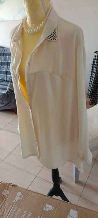 Blusa vaporosa elegante talla 58