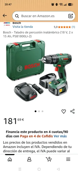 Taladro Percutor Bosch 14.4V