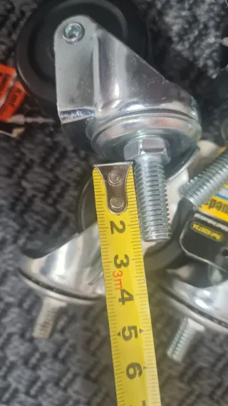 Juego 4 Ruedas Goma 50mm 30kg