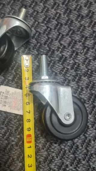 Juego 4 Ruedas Goma 50mm 30kg