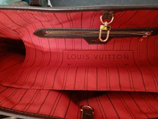 Bolso L V Marrón Damier