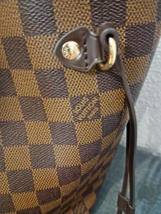 Bolso L V Marrón Damier