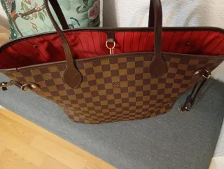 Bolso L V Marrón Damier