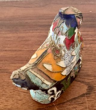 Figura Gallina Cloisonné