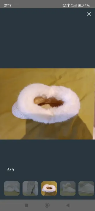 Botas blancas calentitas Talla 36-37