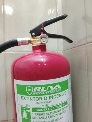 Extintor de incendios 6kg ABC