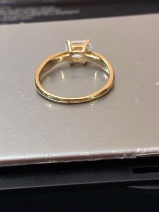 Anillo Oro 18k Diamante Natural 0.74 ct