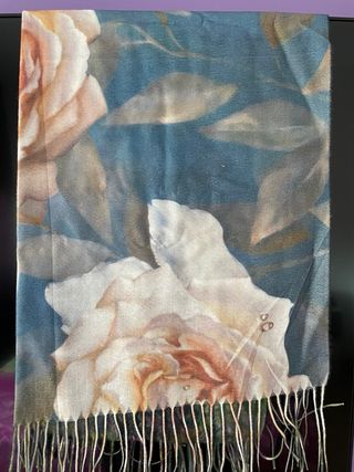Guantes de mujer con estampado floral