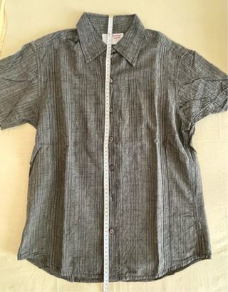 2 Camicie Uomo S Cotone Organico Manica Corta