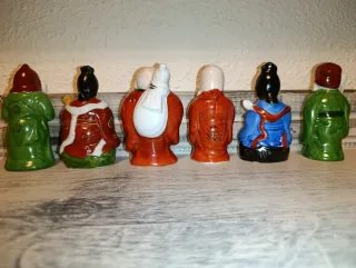 Antiguas figuras Dioses de la Fortuna Shichifukuji