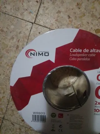 Bobina Cable Altavoz Nimo OFC-CU 2x1.50 100m
