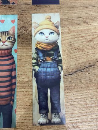Segnalibri con gatti illustrati