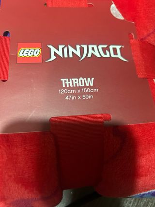 2 Mantas Polar Lego Ninjago 120x150cm