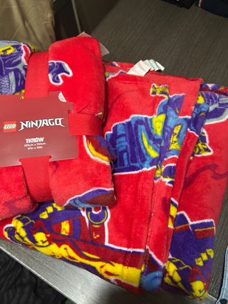 2 Mantas Polar Lego Ninjago 120x150cm