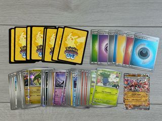 Lote 55 Cartas Pokémon + 8 Energías