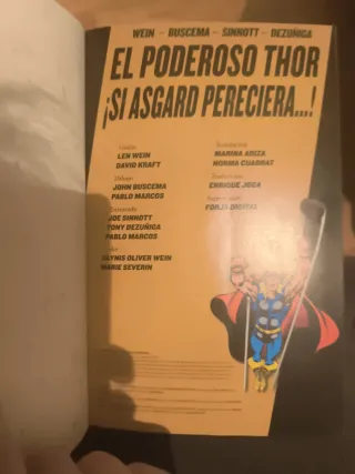 El Poderoso Thor: ¡si Asgard Pereciera! (Marvel...