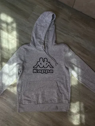 Sudadera Kappa Gris Logo