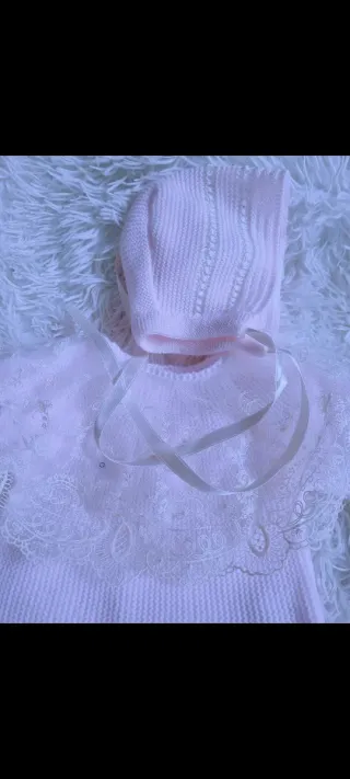 Conjunto bebé 0 meses, tres piezas, primavera,