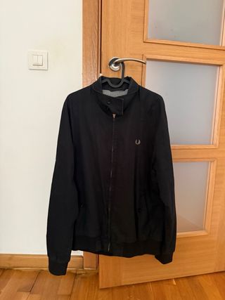 Chaqueta Fred Perry Negra Hombre