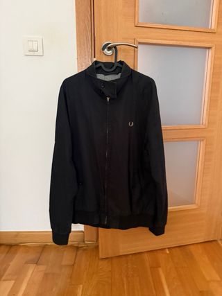 Chaqueta Fred Perry Negra Hombre