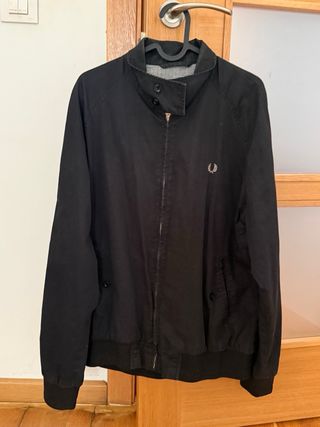 Chaqueta Fred Perry Negra Hombre