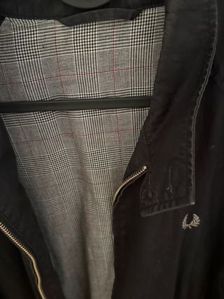 Chaqueta Fred Perry Negra Hombre