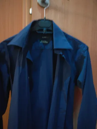Camisa Zara morado oscuro