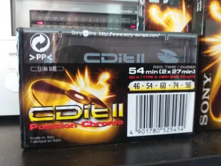 3 Casetes SONY CDit II Position Chrome precintado