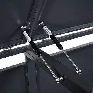 Cubre contenedor de basura doble.