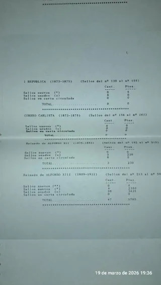 Álbum Sellos España 1.335 c/ Inventario