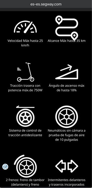 Patinete Segway-Ninebot E2 Pro - Un solo uso!!