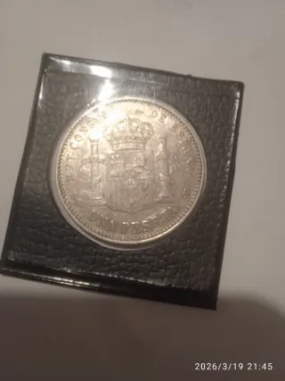 1 Peseta Plata Alfonso XIII 1899