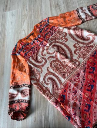 Vestito Zara Stampa Antica Taglia Unica