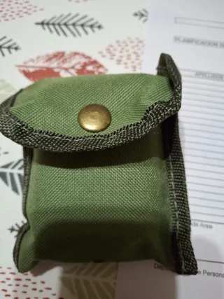 Brújula prismática militar verde