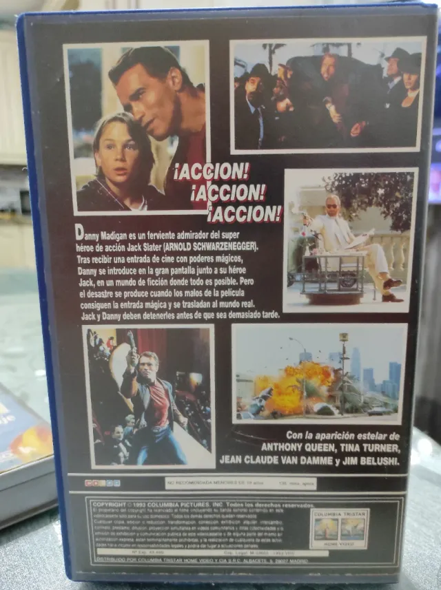 El Último Gran Héroe VHS Arnold Schwarzenegger