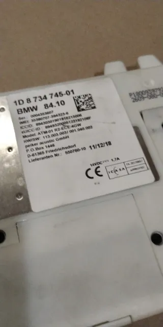 BMW 84109843935 Multimedia TCB Precio negociable