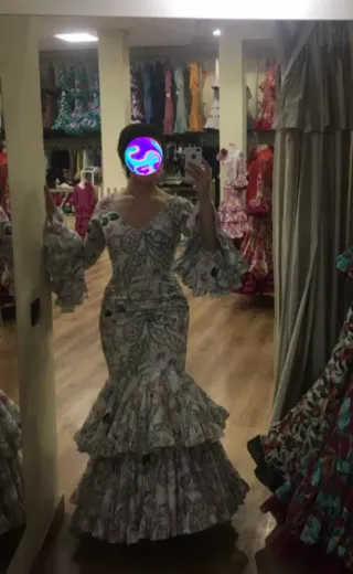 Traje de flamenca original