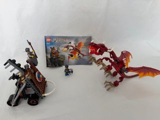 LEGO 7017 Catapulta vs Dragón Nidhogg