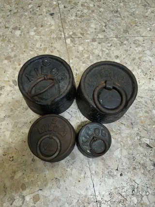 Pesas patrón 5, 2, 1 kg