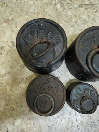 Pesas patrón 5, 2, 1 kg