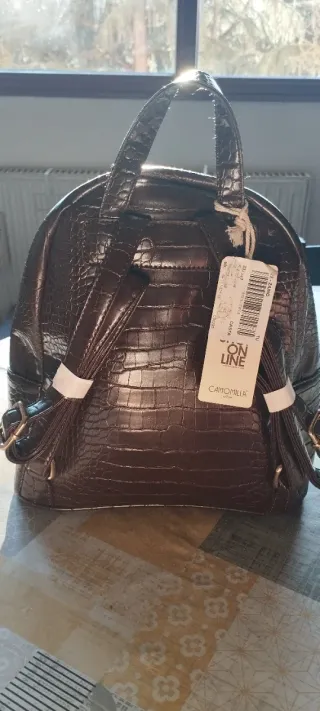 Zaino Camomilla effetto coccodrillo