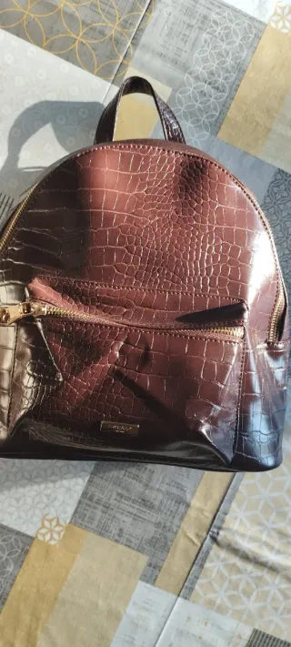 Zaino Camomilla effetto coccodrillo